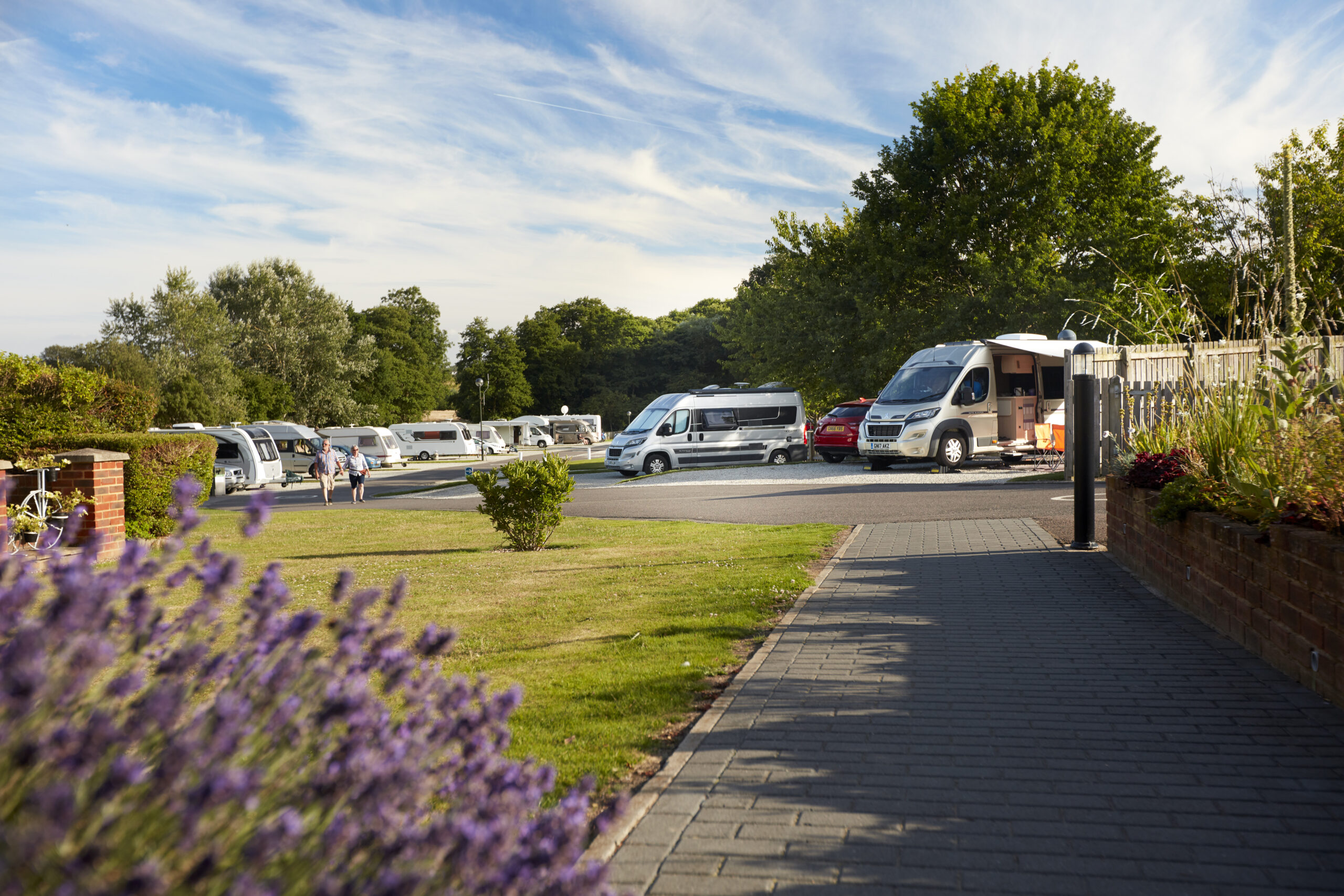 Home Page - 3rd image - Caption - Bearsted Club Campsite